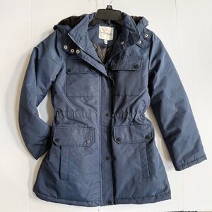 Urban RepublicNavy Blue Water-resistant Winter Jacket with Hood Size  L(14/15)